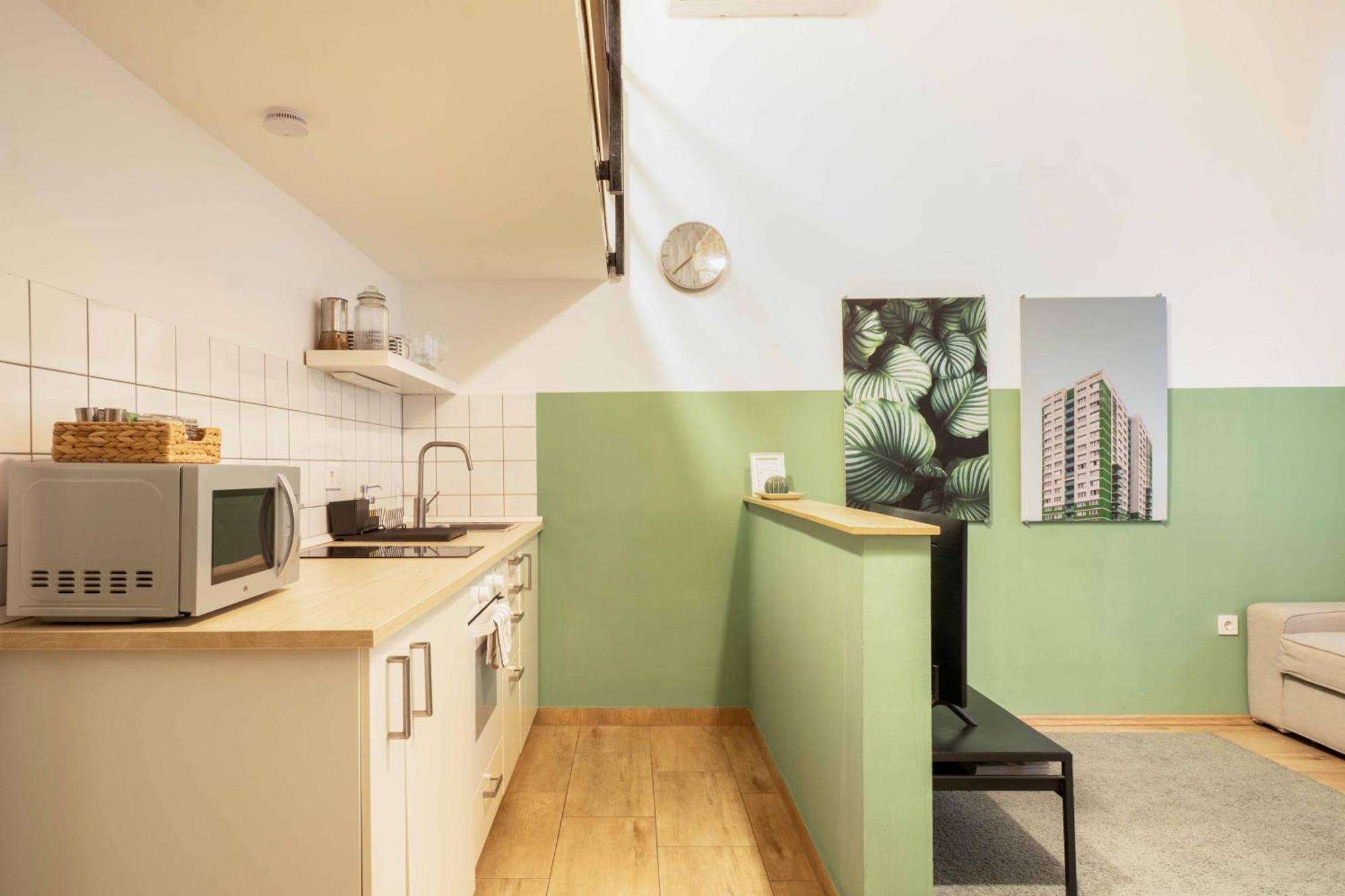 Cosy Studio In Terezvaros W41 Green Boedapest Buitenkant foto
